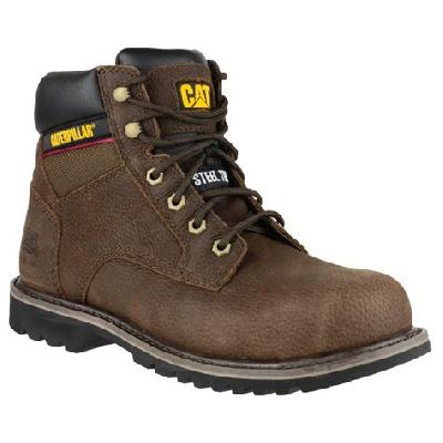 Lace Up Black Safety Shoes