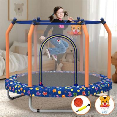 Kids Trampoline With Enclosure