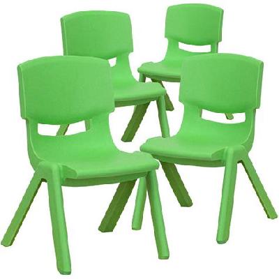 Pre School Green Plastic Chair