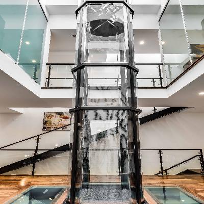 Designer Elevator Glass Floor