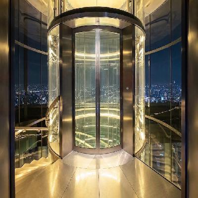Fancy Elevator Glass