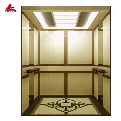 Mirror Etched Vandal Finish S.S. Elevator Cabin