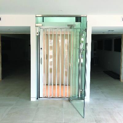 Elevator Swing Glass Door