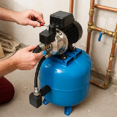 Pressure booster pump installation service