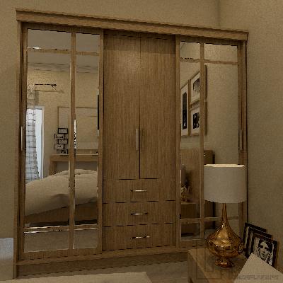 Designer Wooden Almirah