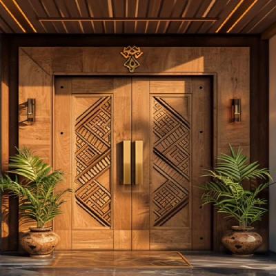 Designer Wooden Entrance Door