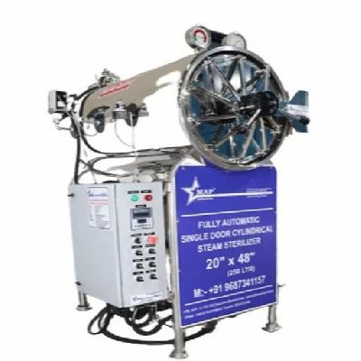 3 Drum Capacity Cylindrical Autoclave