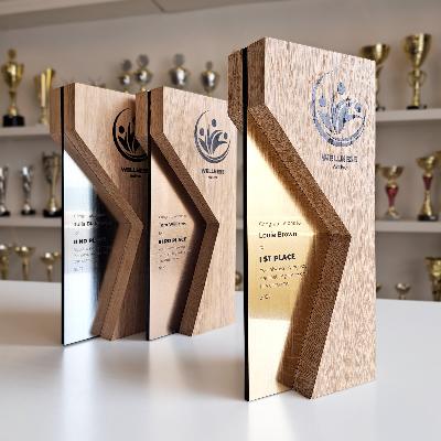 Wooden Award Trophies