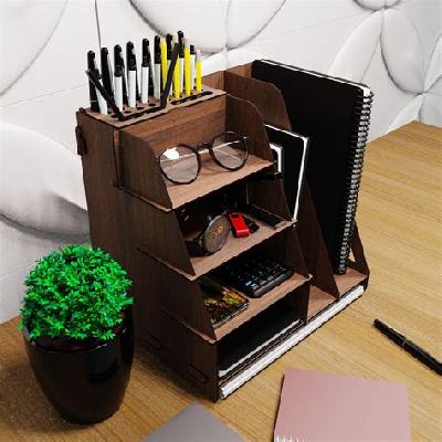 Wooden Desk Organizer