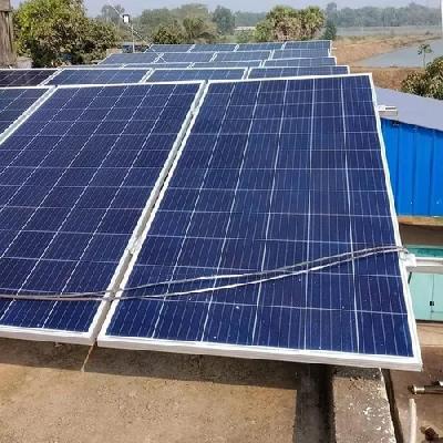 Petrol Pump Solar Power Panel Installation