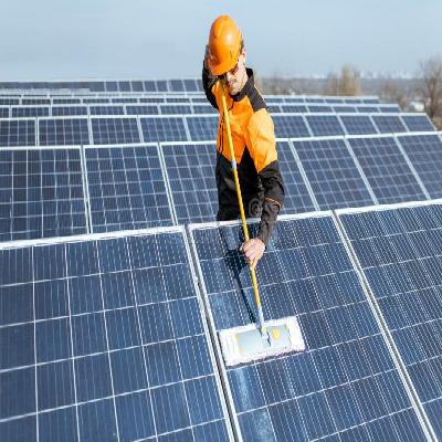 Solar Power Plant Cleaning Service