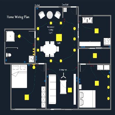 House Woring Electrical Plans