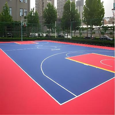 Basketball Court Floor Painting