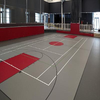 Basketball Court Synthetic Flooring Surface