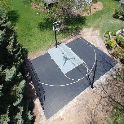 Concrete Basketball Court