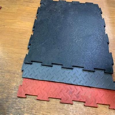 Low Cost Interlocking Rubber Floor