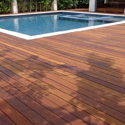 Swimming Pool Deck Wooden Flooring