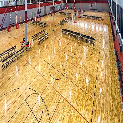 Teak Wood Basketball Court