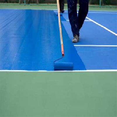 Tennis Court Floor Painting