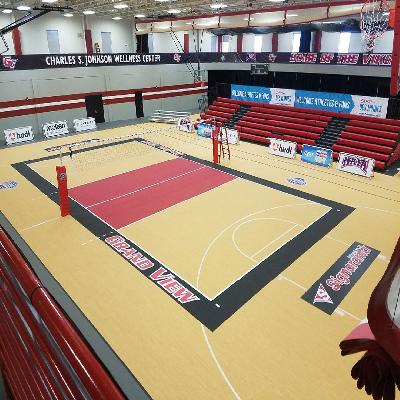 Volleyball Court Synthetic Flooring Surface