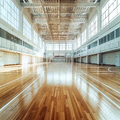 Volleyball Court Wooden Flooring