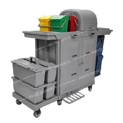 Multi Function Janitorial Cart