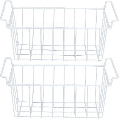 White Storage Freezer Basket