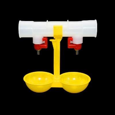 Double Cup Poultry Feeder