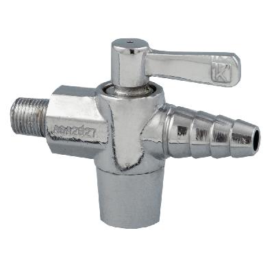 Brass Crome Plated Four Way Gas Tap