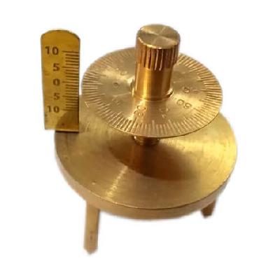 Spherometer Double Disc All Brass Steel Legs