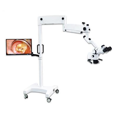 Dental Microscope, with Moving Binoculars (0 180 degree)