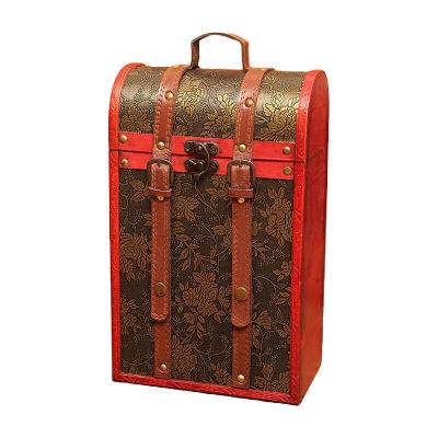Illuminated Trail Case With Wooden Box Red-Black