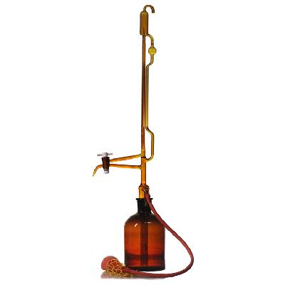Burettes, Amber, Automatic Zero, With Ptfe Key Stopcock