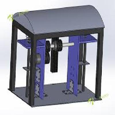 Electricity From Speed Breaker Model