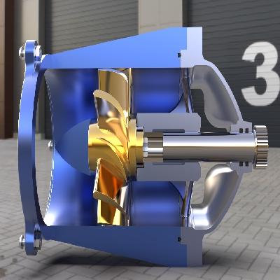Water Turbine Model