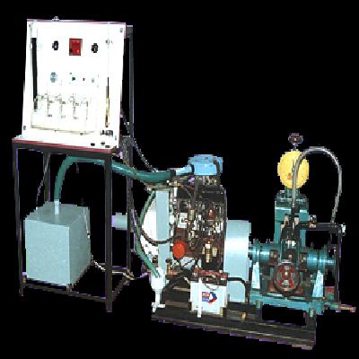 Four Stroke Four Cylinder Petrol Engine With Rope Brake
