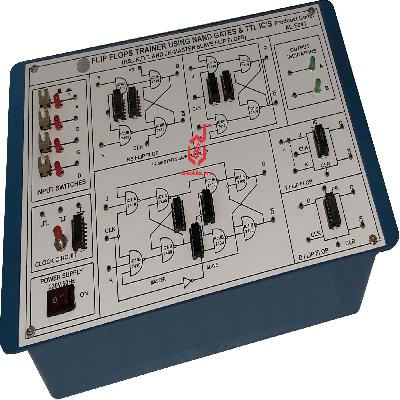 Flip-Flop Trainer Using Nand Gates And TTL ICS
