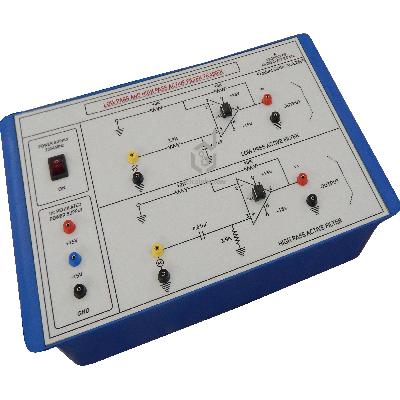 Low Pass And High Pass Filter Trainer Using RC-LC