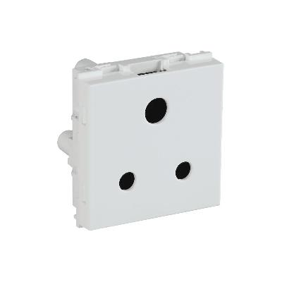 6 A -16 A 3 Pin Combined Shuttered Socket