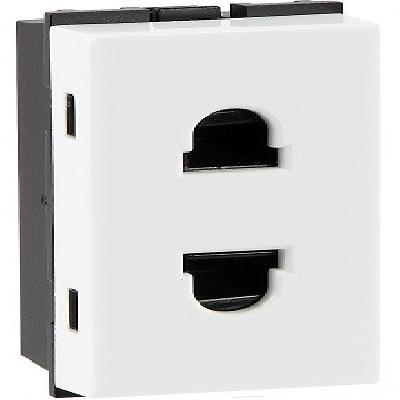6 A 2 Pin Shuttered Socket