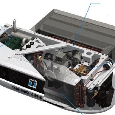 Diesel Engine Drive Units Truck Refrigerator (Self Powered)