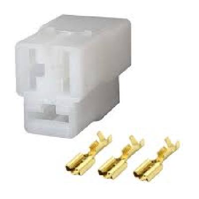 3 Way 6.4 Female Plain Connectors