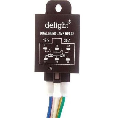 Electronic Dual Head Lamp Relay