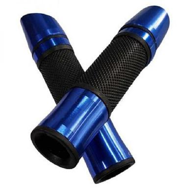 Blue and Black Motorcycle Handle Grip