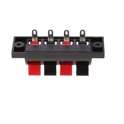 PCB Mounted 4 Way Connector Strip (10 mm Pitch)