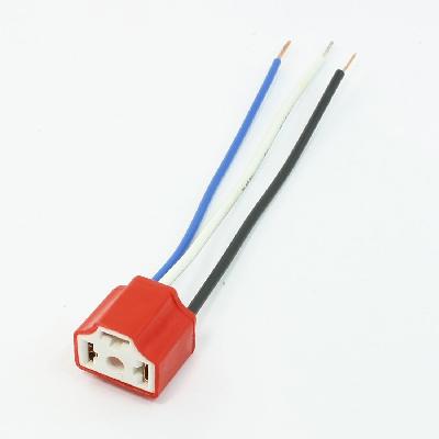 Head Light Holder 3 Pin Ceramic