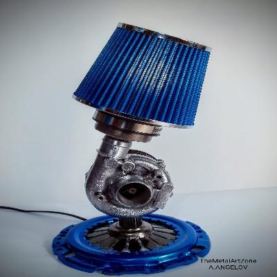 Automotive Blue Lamp