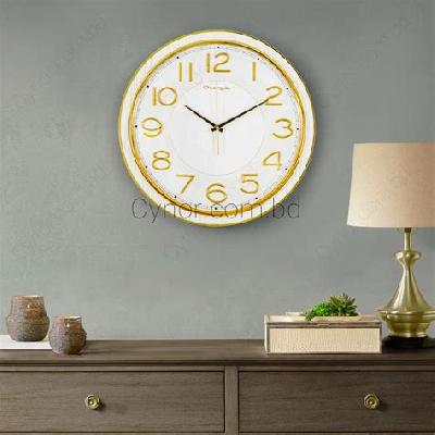Premium Collection Wall Clock 6081 Golden