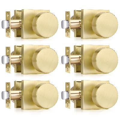 Brass Square Knob 