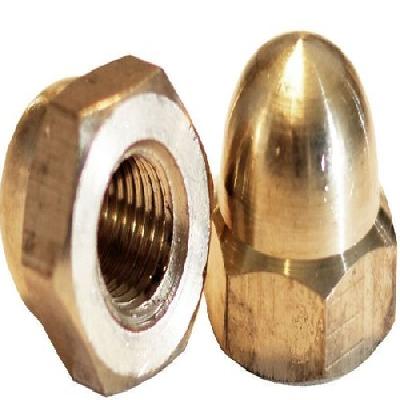 Brass Dome Nut